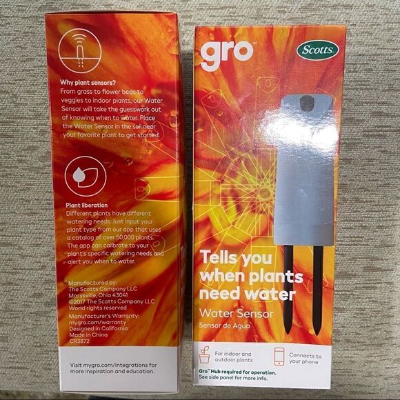 Set of 2 Scott’s Gro Water sensors New In Box seal never broken - Picture 8 of 8